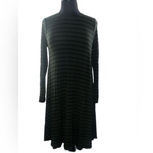 🐘Old navy Green striped Dress